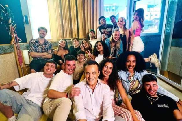 Jordi Cubino, amb els concursants de la darrera edició d''Eufòria' IG Jordi Cubino, amb els concursants de la darrera edició d''Eufòria' IG