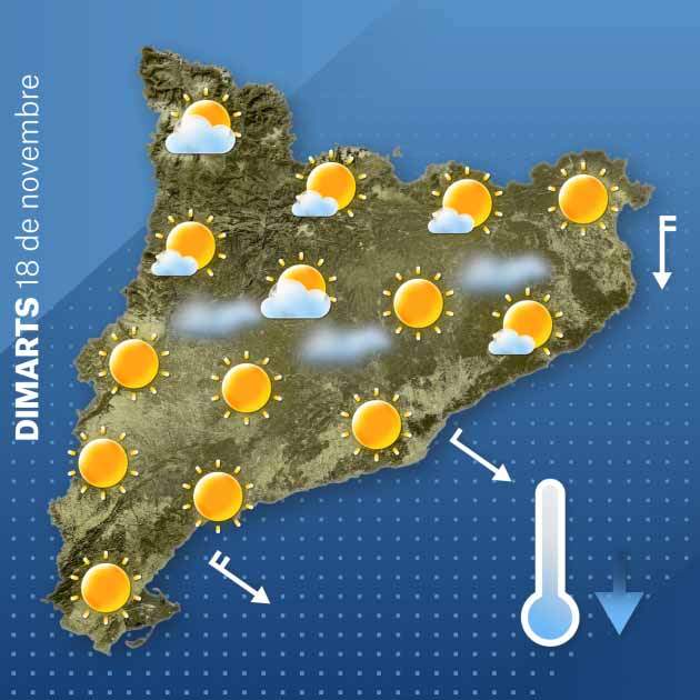 Mapa dimarts Catalunya 18 11 Mapa dimarts Catalunya 18 11