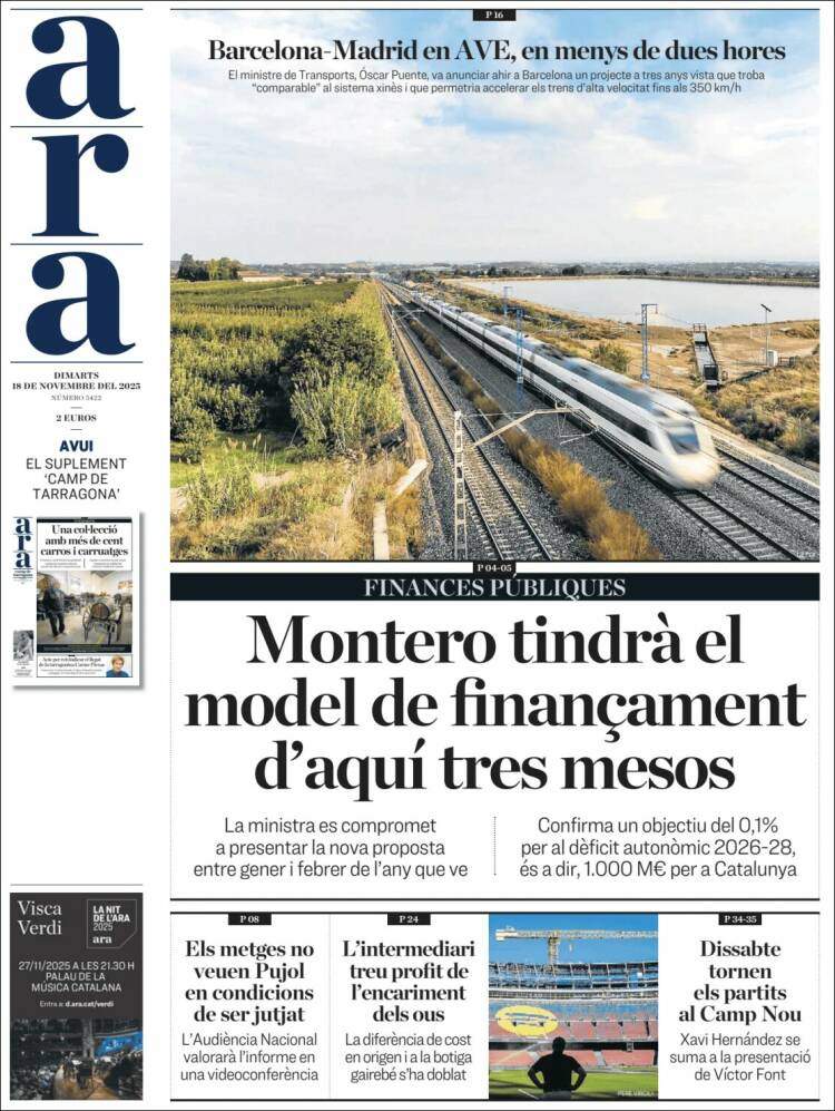 Ara, 18 novembre 2025 Ara, 18 novembre 2025