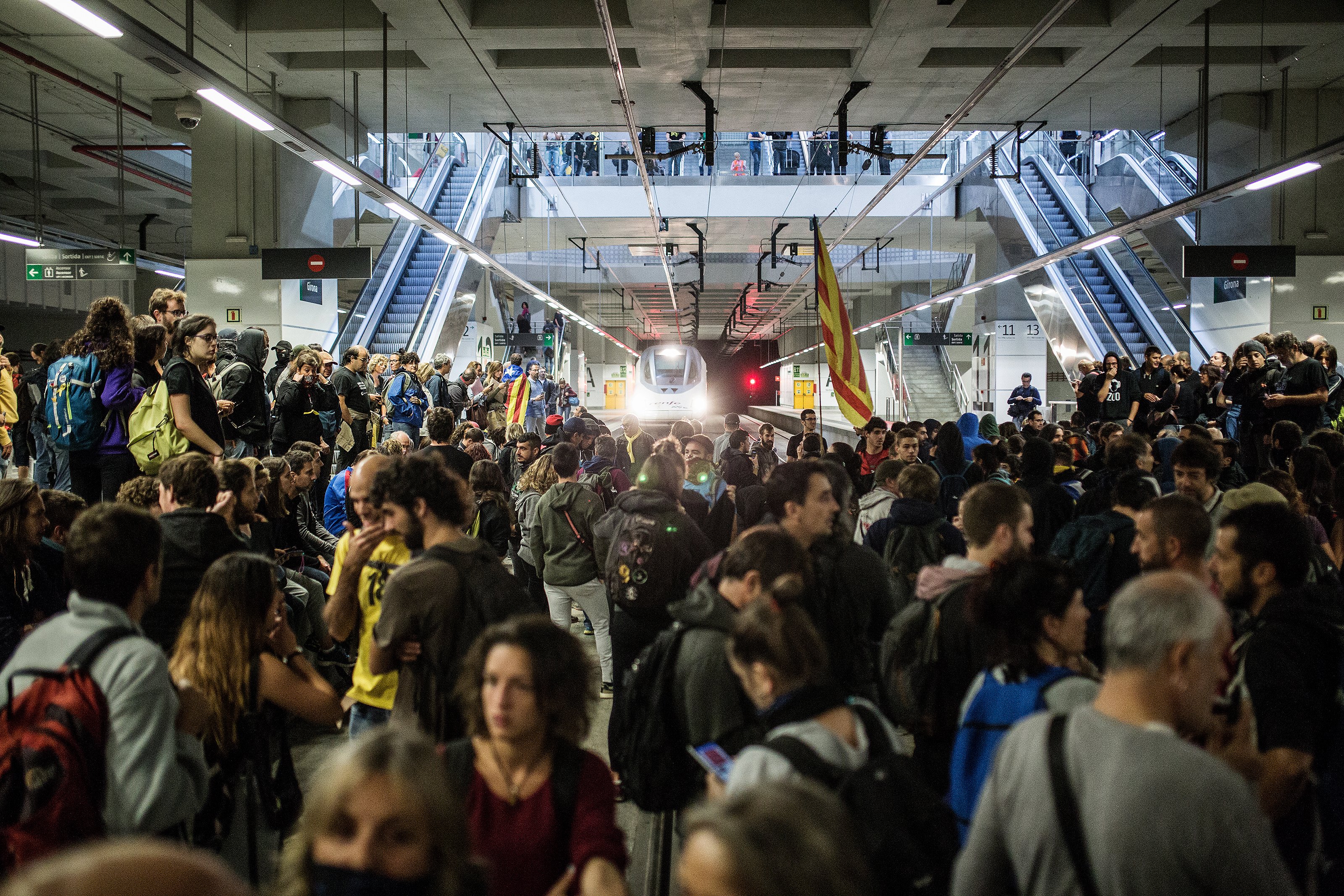 Los CDR de Girona desconvocan el corte del AVE