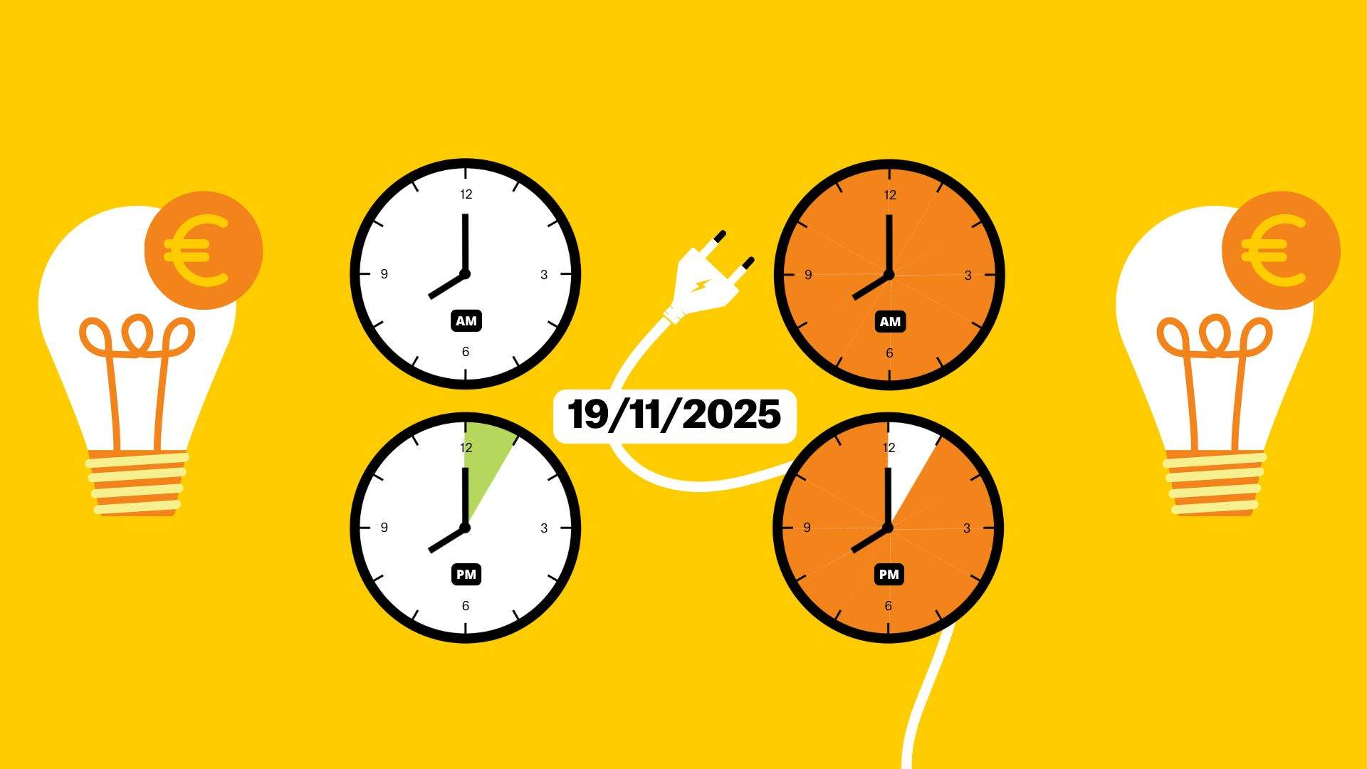 Precio de la luz de hoy, miércoles 19 de noviembre, por horas: ¿cuándo es más barato poner la lavadora?