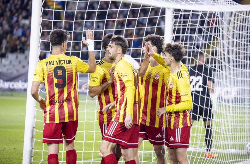 Celebració col·lectiva de Catalunya contra Palestina / Foto: Carlos Baglietto Celebració col·lectiva de Catalunya contra Palestina / Foto: Carlos Baglietto