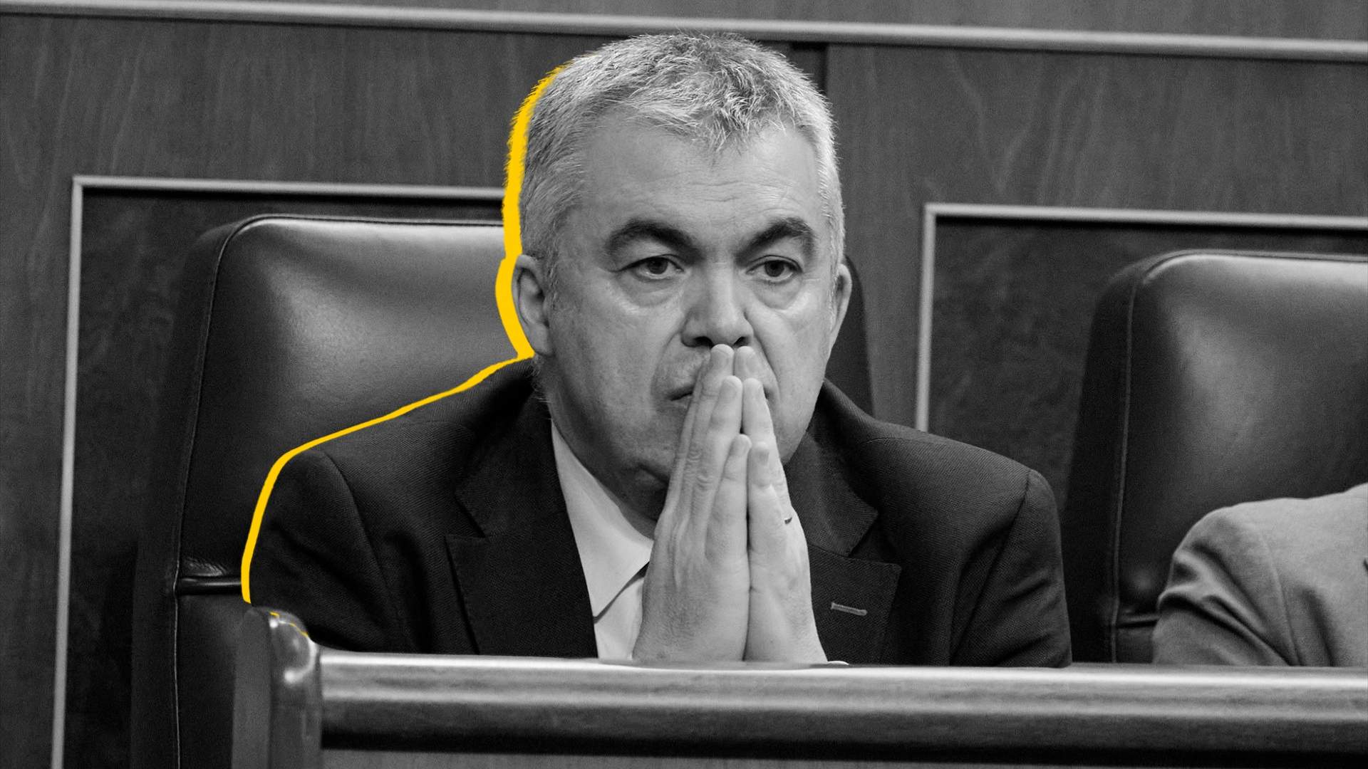 Les portades recorden a Santos Cerdán que ha begut oli