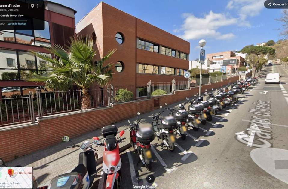 UIC en Iradier Immaculada, Google Maps UIC en Iradier Immaculada, Google Maps