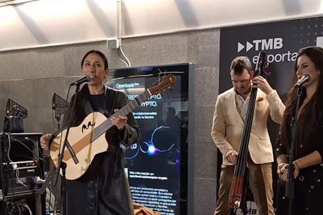 Las Migas en directe al Metro de Barcelona / TMB Las Migas en directe al Metro de Barcelona / TMB