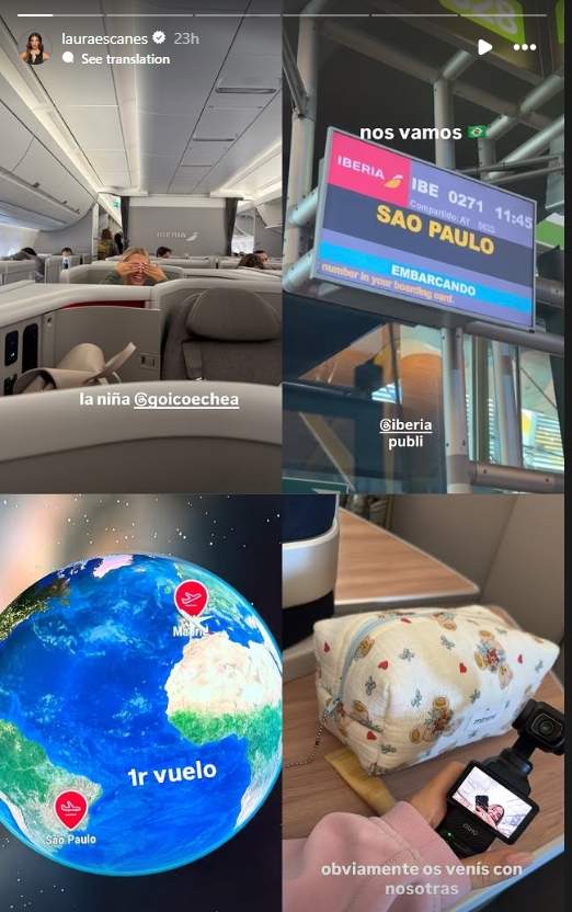 Storie de Laura Escanes / Instagram Storie de Laura Escanes / Instagram