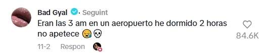 El comentari de Bad Gyal en el vídeo Tiktok (1) El comentari de Bad Gyal en el vídeo Tiktok (1)