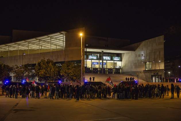 Manifestació Badalona propalestina juventut Hapoel / Foto: Carlos Baglietto