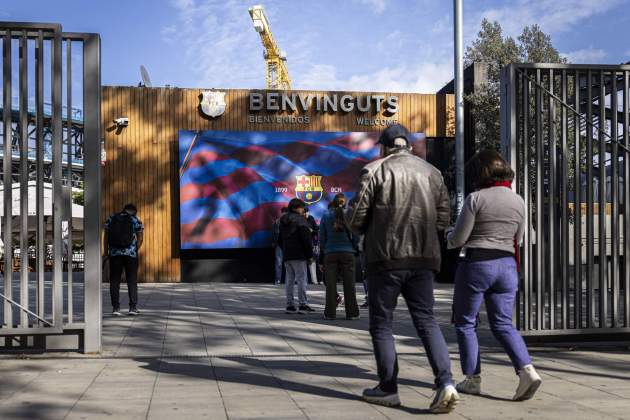 CAMP NOU barça ambient accessos / foto: Montse Giralt