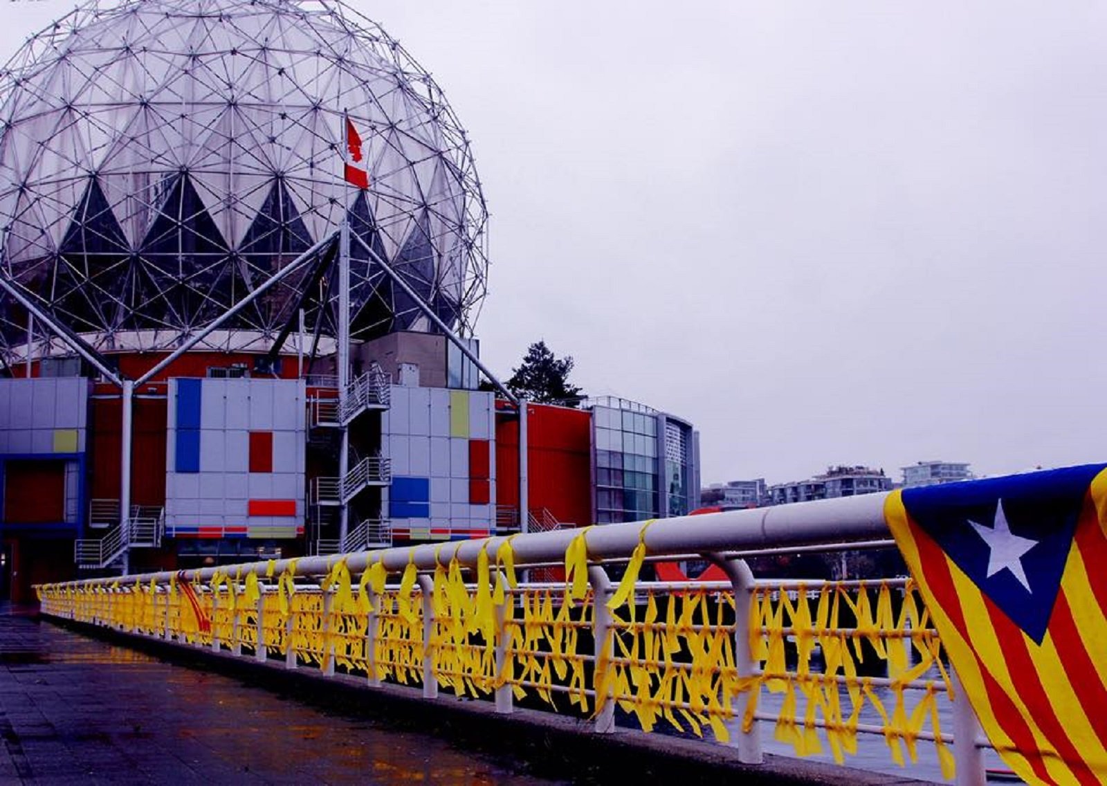 Los catalanes de Vancouver conmemoran el 1-O apelando a Trudeau