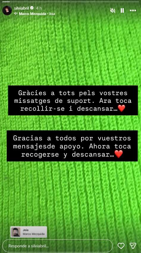 Instagram de Sílvia Abril