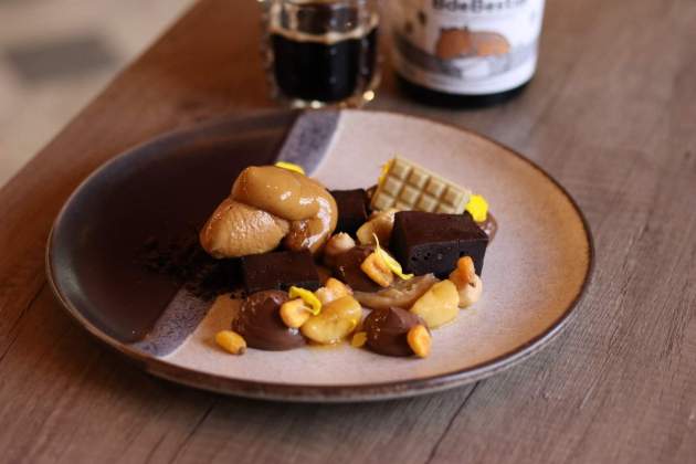 Postres del restaurant Can Xapes. / Foto: Jordi Àvila Postres del restaurant Can Xapes. / Foto: Jordi Àvila