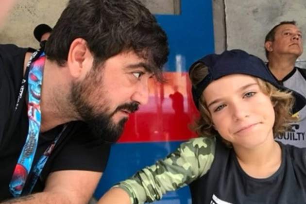 Antonio Orozco amb el seu fill Jan   Instagram