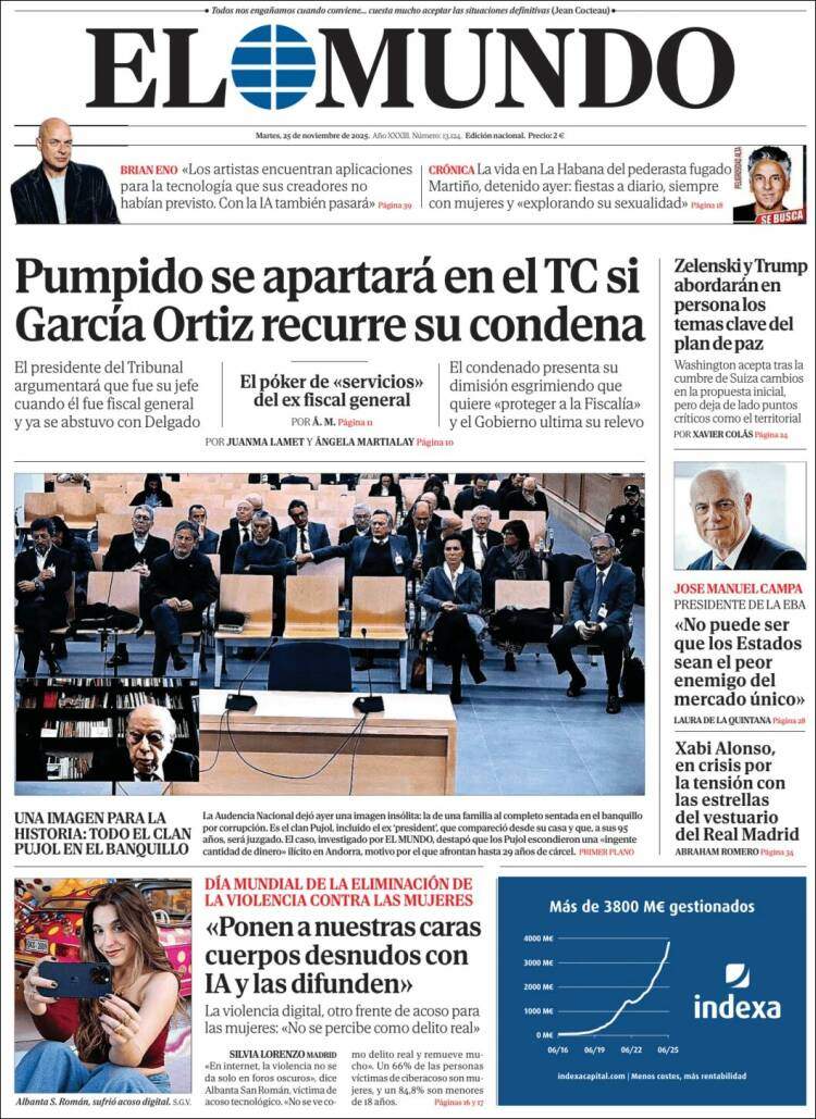 El Mundo, 25 novembre 2025