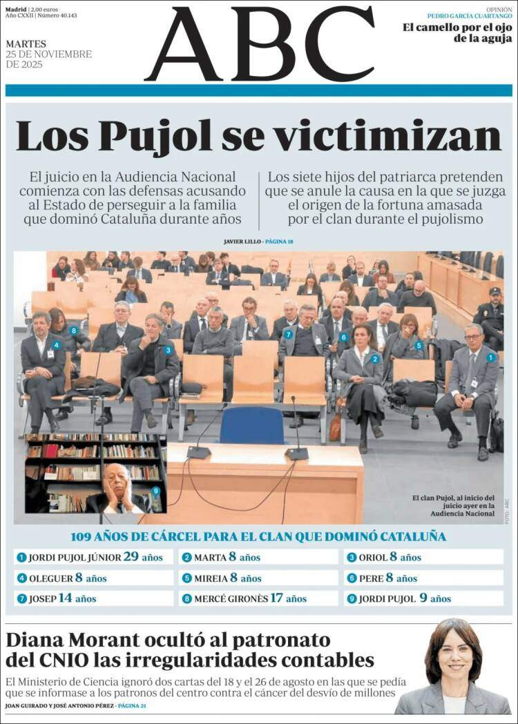 ABC, 25 novembre 2025