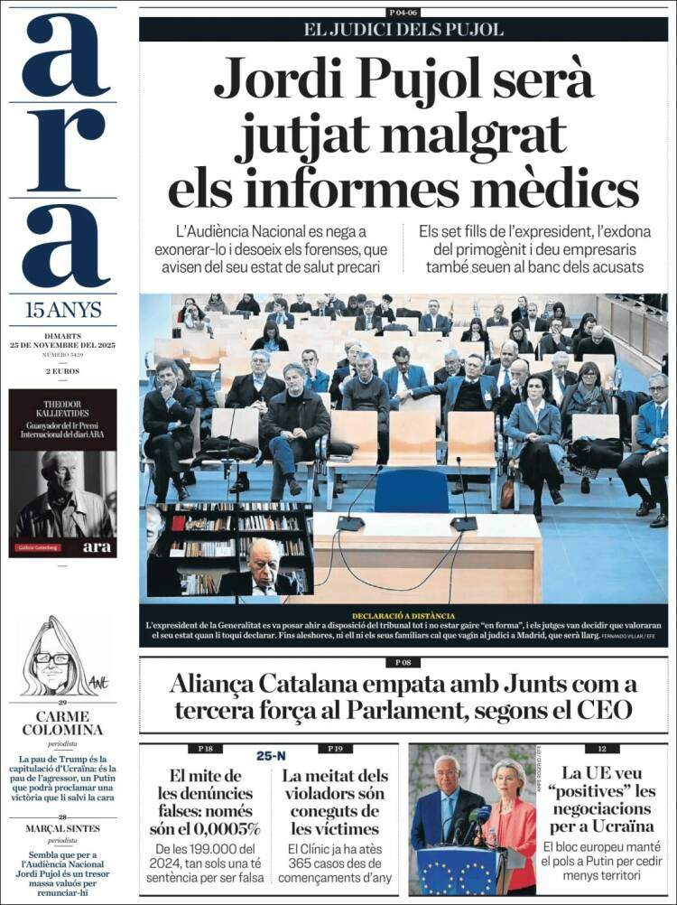 Ara, 25 novembre 2025