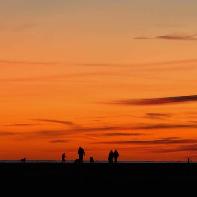 Puesta de sol del último recopilatorio de imágenes de Jana Fernández / Instagram