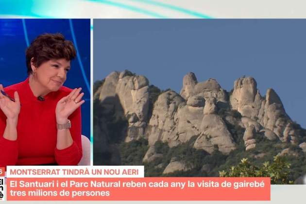 Cristina Villanueva, misteriosa... i enamorada, a Montserrat, com ha revelat a 'El segon cafè' 2Cat