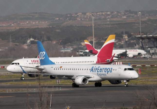 EuropaPress 2630253 avion iberia otro air europa pistas aeropuerto barajas reapertura espacio EuropaPress 2630253 avion iberia otro air europa pistas aeropuerto barajas reapertura espacio