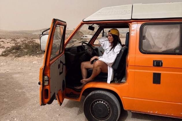 Alba en la furgoneta / Instagram