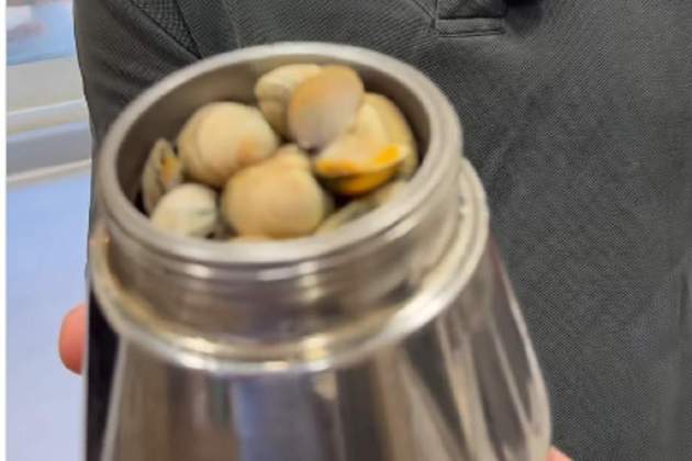 Ecopinyes en màquina de cafè. / Foto: Cedida