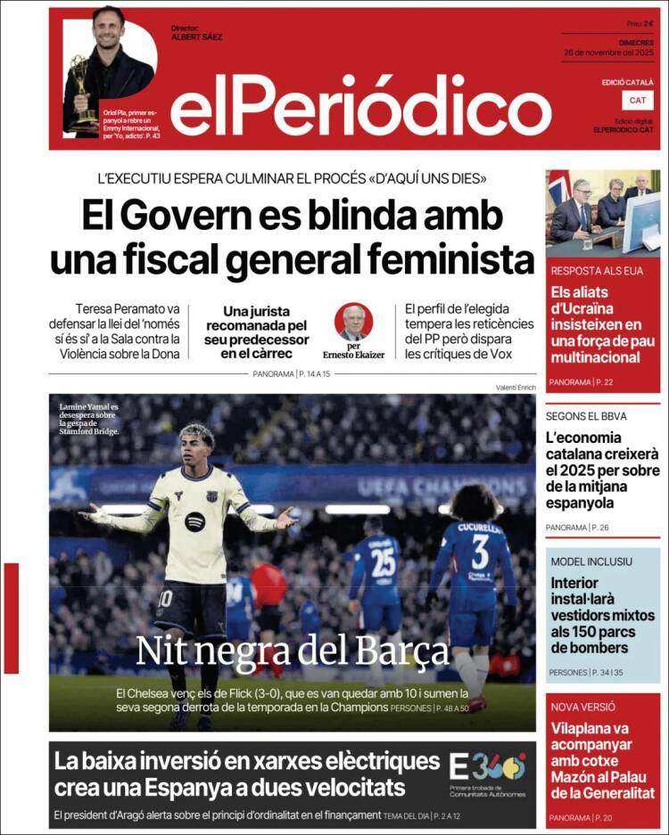 El Periodico, 26 novembre 2025