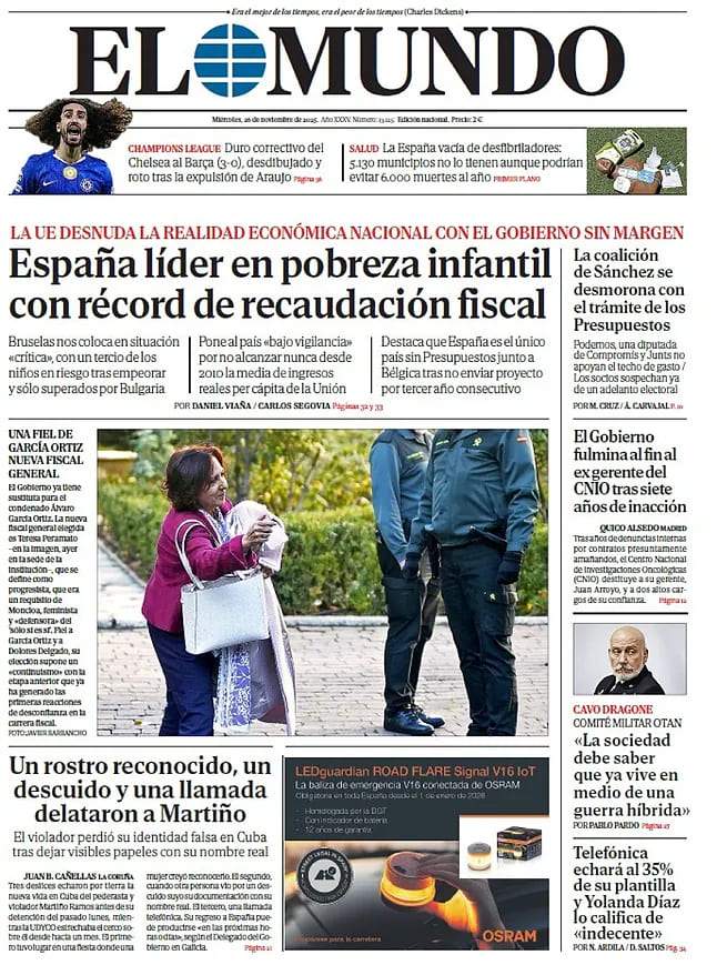 El Mundo, 26 novembre 2025 (1)
