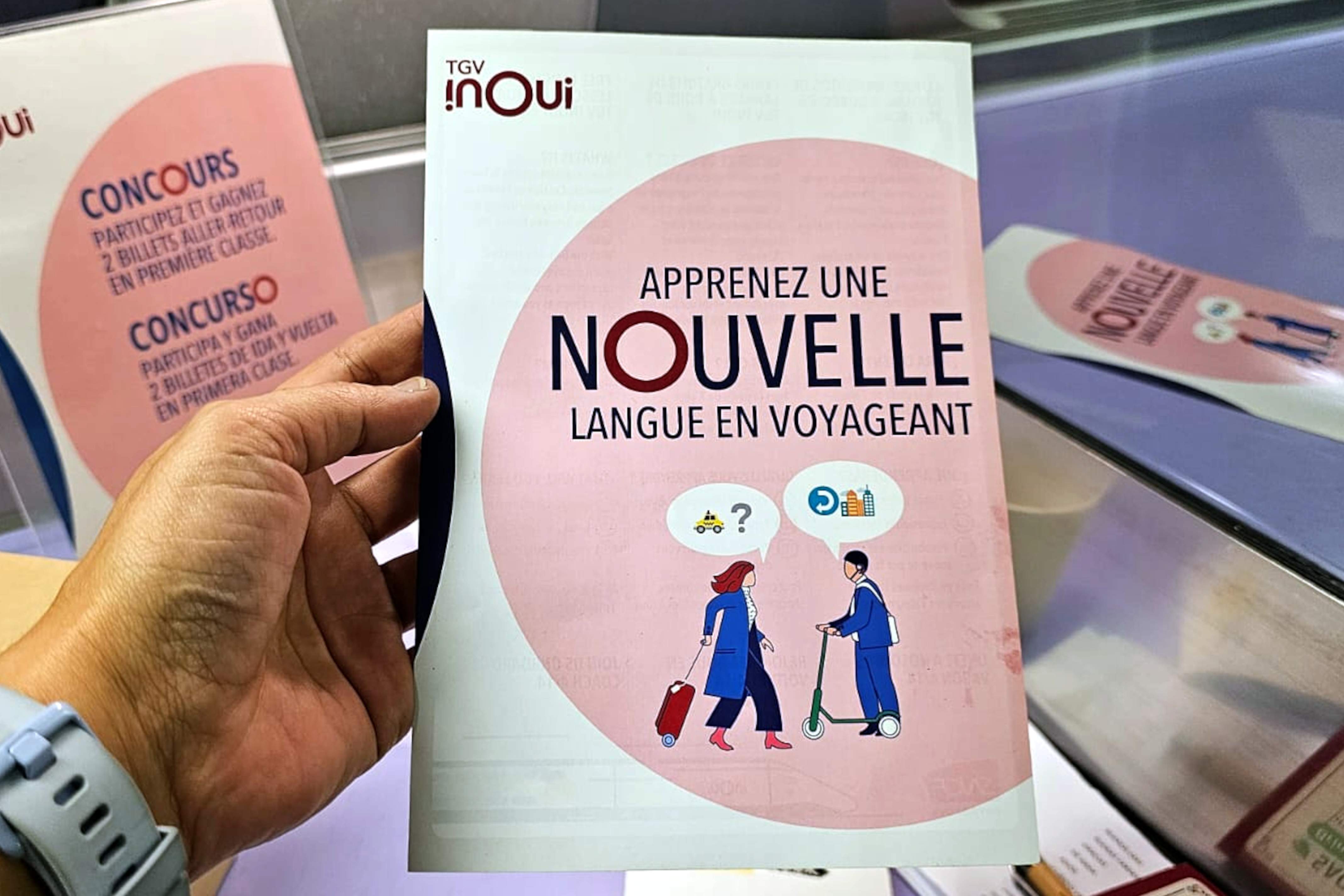 Classes de català gratuïtes als viatges en tren entre París i Barcelona