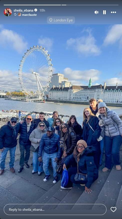 Los familiares de los jugadores del Barça en Londres Instagram Los familiares de los jugadores del Barça en Londres Instagram