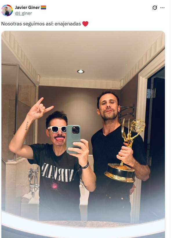 Publicación de Giner en X   X