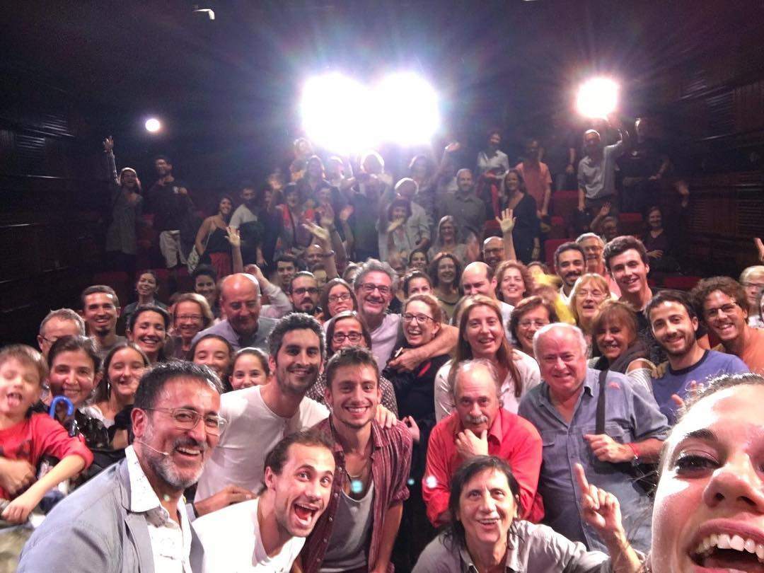 El selfie de la familia Pla-Solinas y Xavier Grasset / Instagram