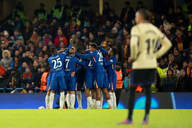 celebracio chelsea Barça / Foto: EFE celebracio chelsea Barça / Foto: EFE