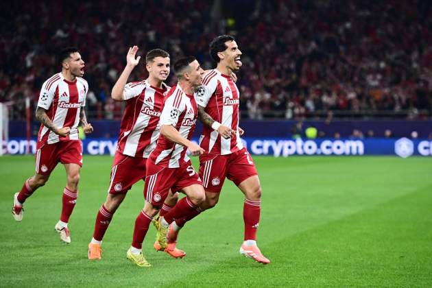 Celebracio gol Olympiacos Reial Madrid / Foto: Europa Press Celebracio gol Olympiacos Reial Madrid / Foto: Europa Press