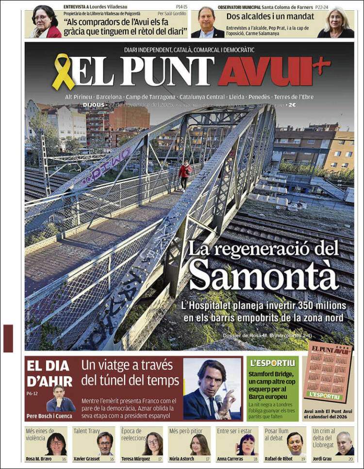 El Punt Avui, 27 novembre 2025 El Punt Avui, 27 novembre 2025