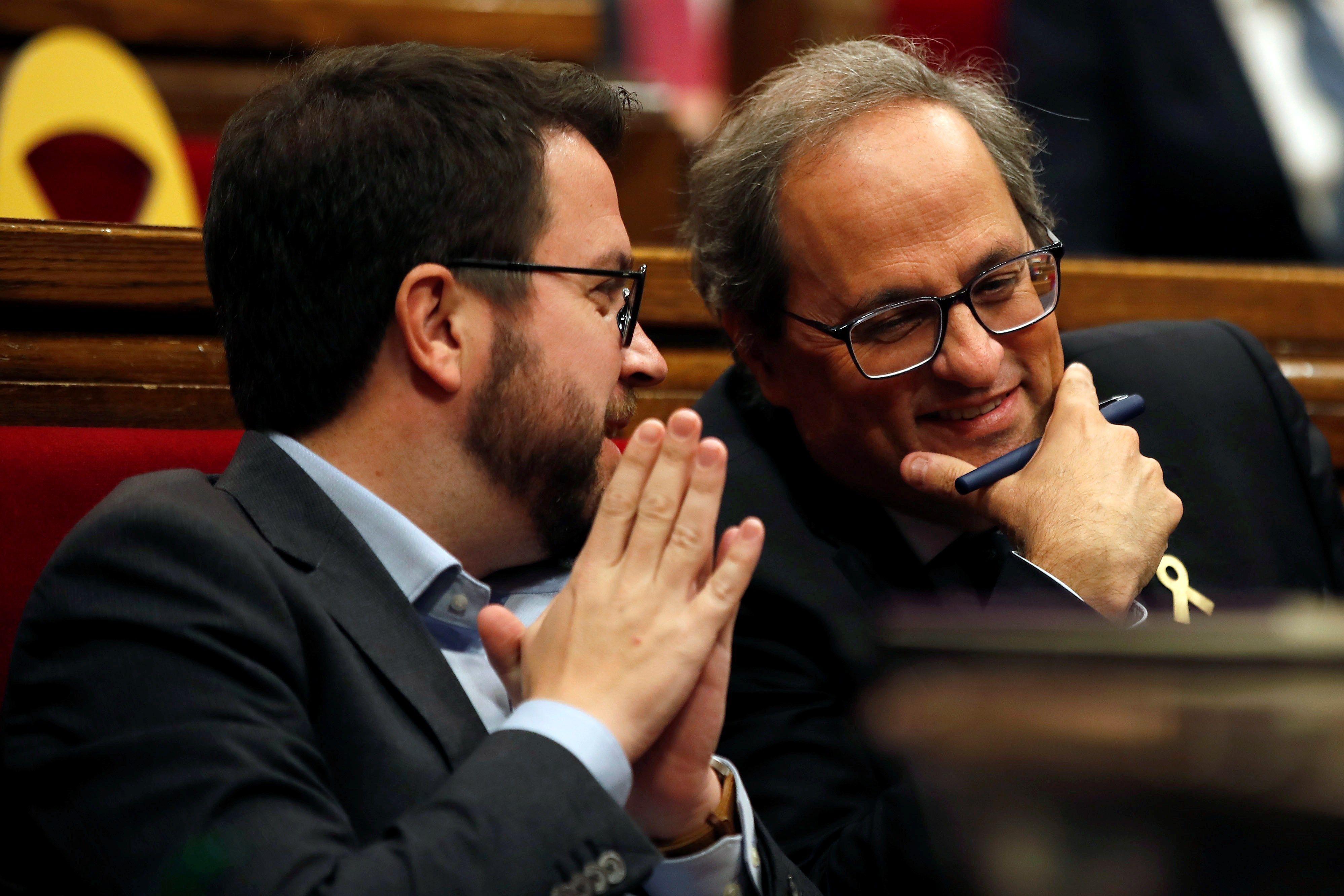 JxCAT y ERC acuerdan mantener la legislatura hasta julio de 2019