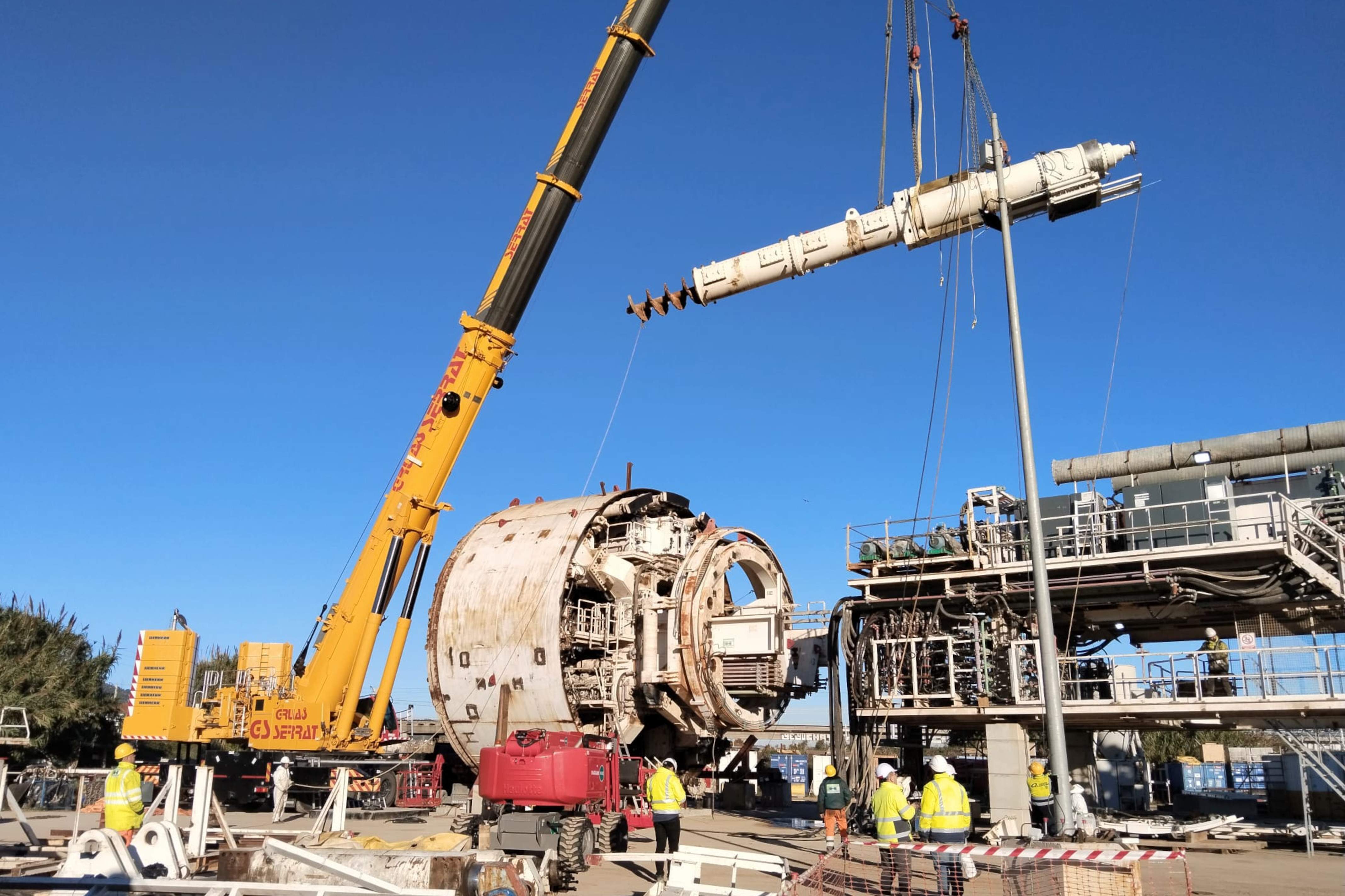 La tuneladora del prolongamiento de la L8 de FGC comenzará a perforar en junio de 2026