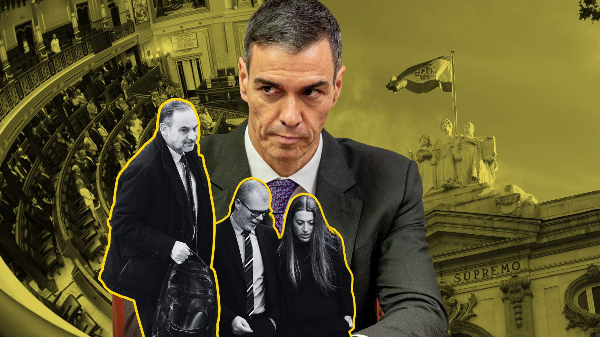 La presó d’Ábalos i el revés de Junts a la senda de dèficit enfonsen Sánchez en un dijous negre