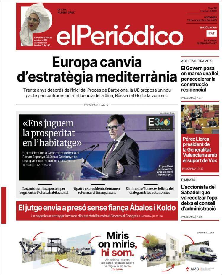 El Periodico, 28 novembre 2025