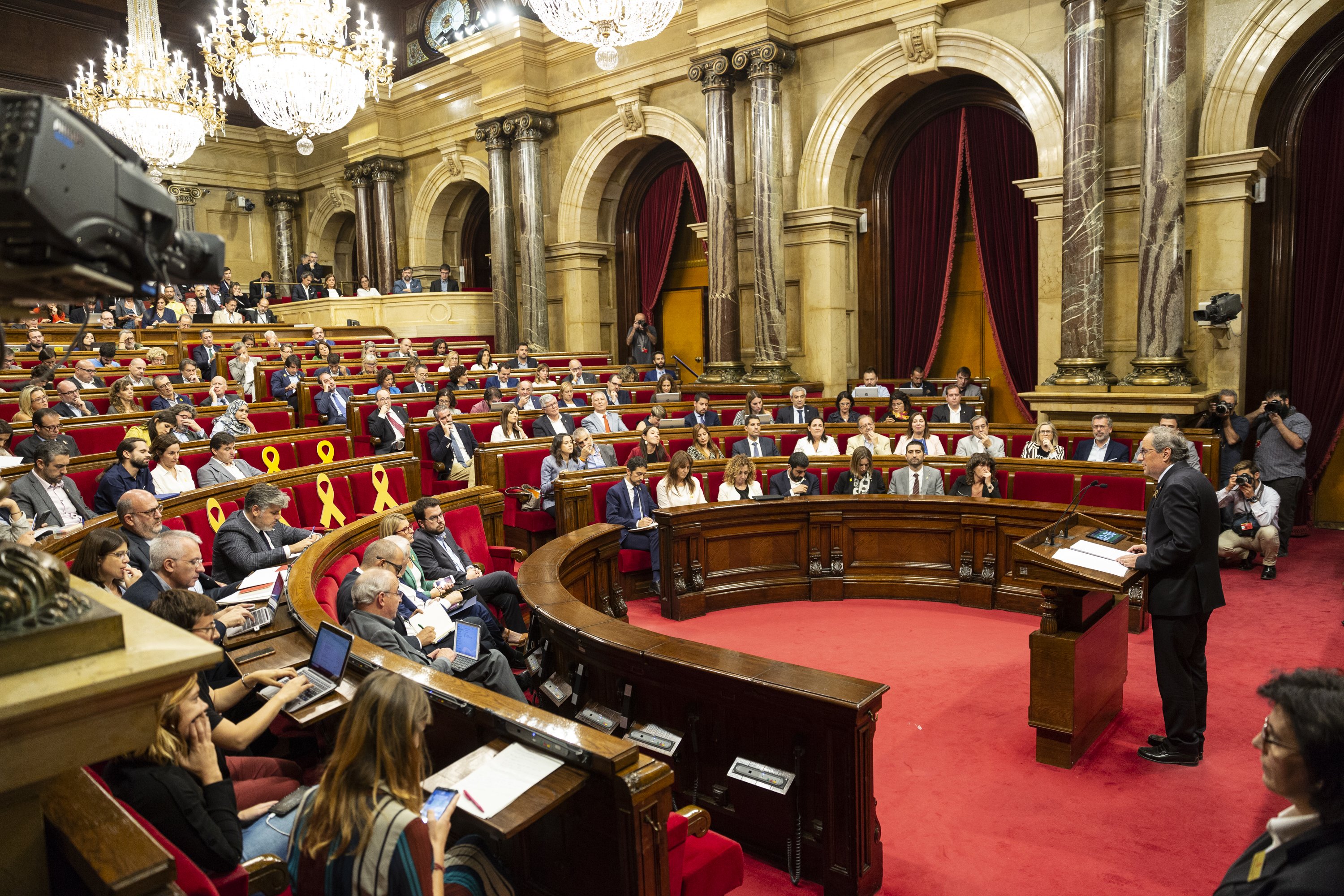 Torra ganó a Arrimadas en el debate de política general, según el CEO