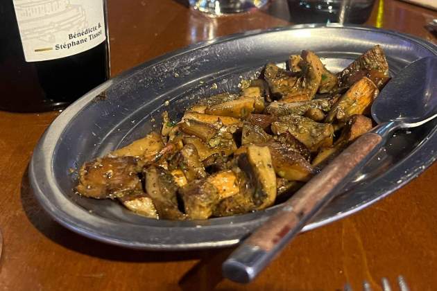 Rovellons del restaurant Denassus. / Foto: Rosa Molinero Trias