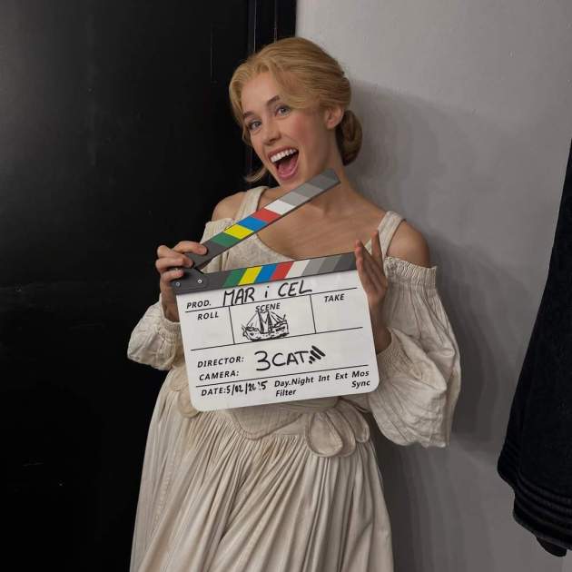 L'Alèxia Pascual caracteritzada per fer de Blanca a 'Mar i Cel' / Instagram