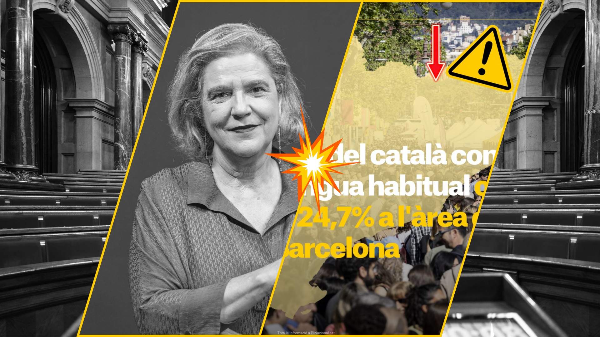La rèplica de Rahola a les dades d'ús del català: "Ens estan matant la llengua"