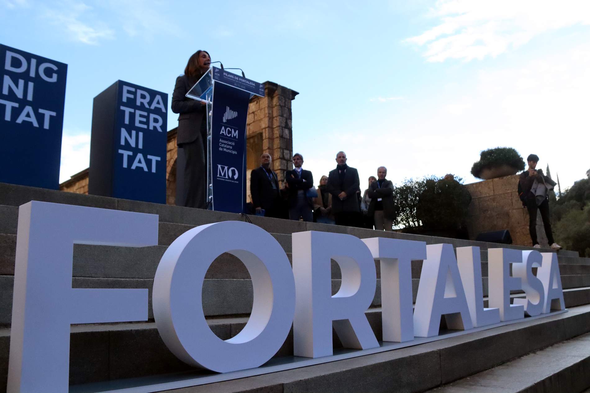 Meritxell Budó durant la seva intervenció a l'acte 