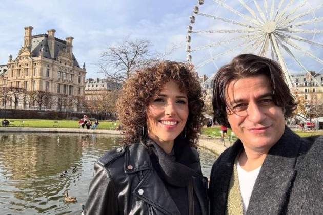 Marta Bosch con su pareja, Salvador, de viaje a París   Instagram