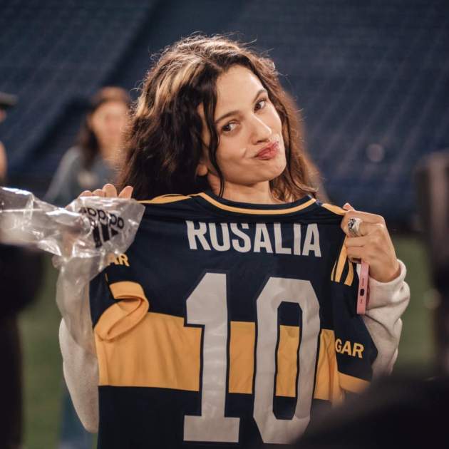 Rosalía en La Bombonera, Argentina   Instagram