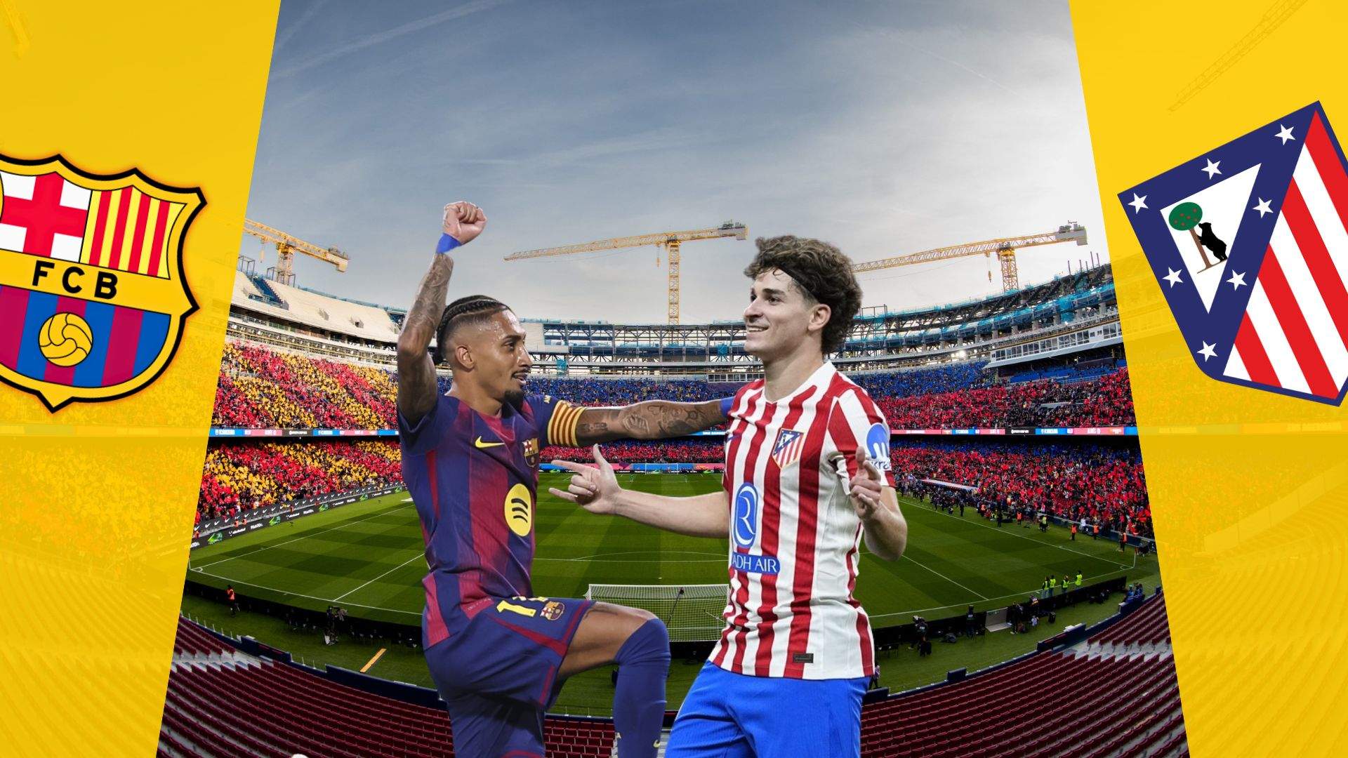 Barça - Atlètic de Madrid: horari i on veure per TV el partit de la 19a jornada de LaLiga EA Sports