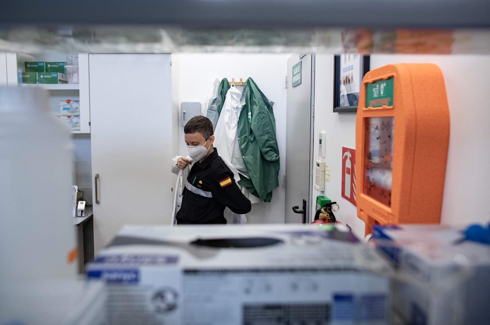 Miembro del GIETMA de la UME / Europa Press