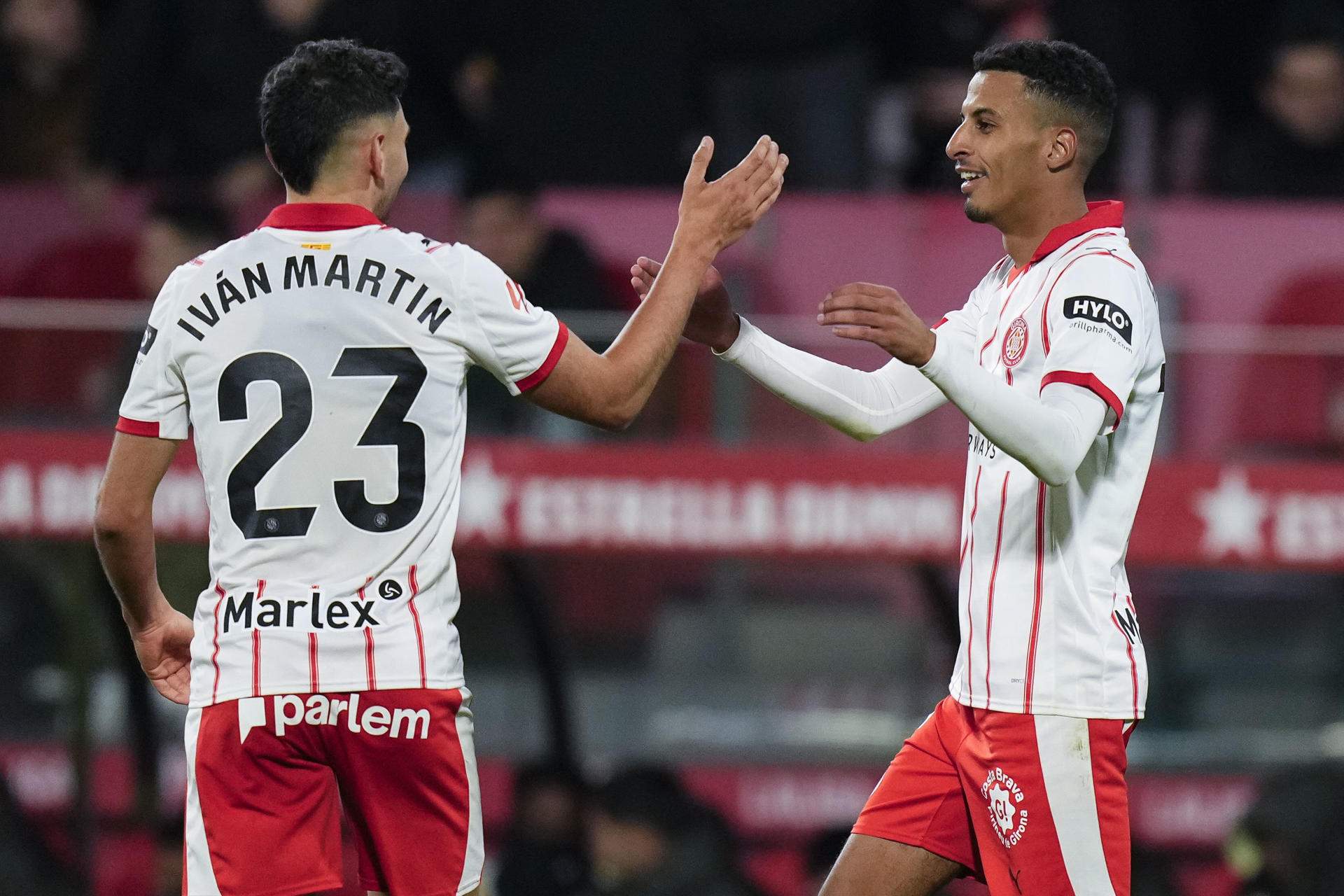 Ounahi, després de marcar en el Girona - Reial Madrid / Foto: EFE