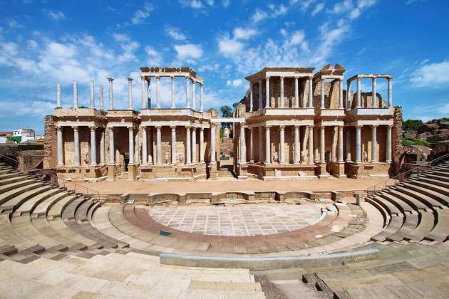 5. Mérida. Teatro romano. Fuente Junta de Extremadura 5. Mérida. Teatro romano. Fuente Junta de Extremadura