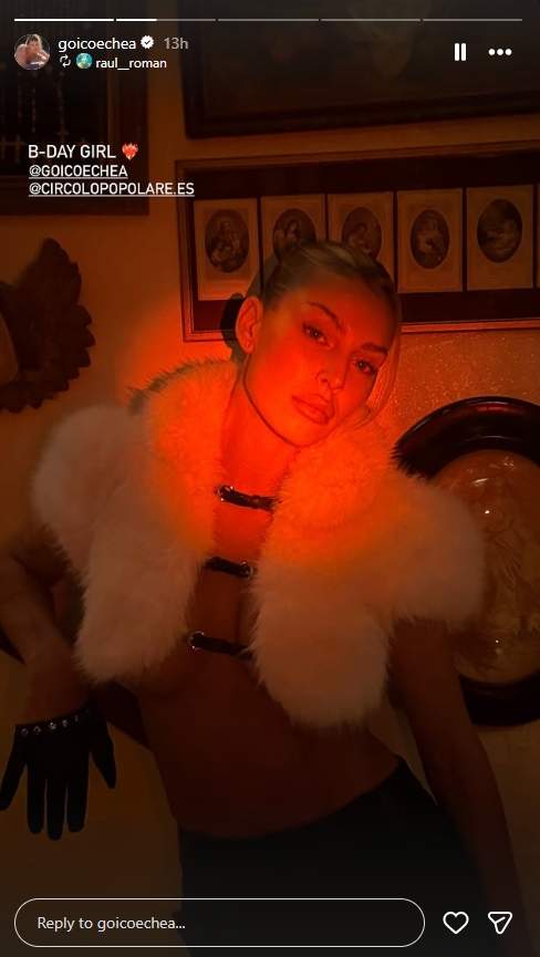Goicoechea en la cena de su cumpleaños Instagram Goicoechea en la cena de su cumpleaños Instagram